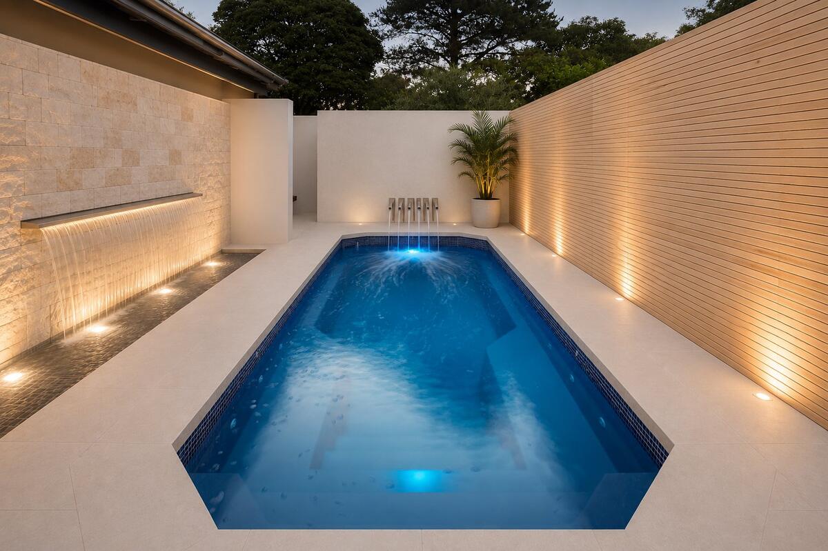 Swim Spa 5.2m x 2.6m Hampton Grey Shimmer