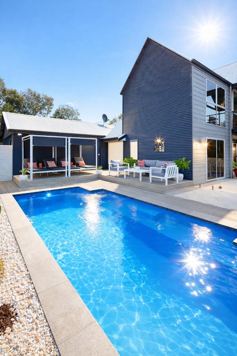 Venice Slimline 6.2m x 3.45m Pacific Shimmer